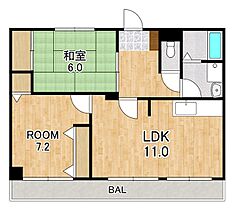 滋賀県大津市松山町（賃貸マンション2LDK・4階・55.32㎡） その2