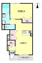 ユーヴィレッジ  ｜ 滋賀県大津市唐崎３丁目（賃貸アパート1LDK・1階・44.10㎡） その2