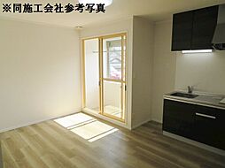 （仮称）下阪本4丁目共同住宅 2階1LDKのリビング/ダイニング