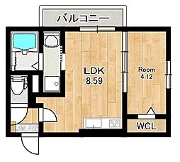 プラートコート今津 3階