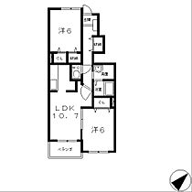 滋賀県草津市追分３丁目（賃貸アパート2LDK・1階・55.42㎡） その2