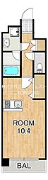 Grand Marry Bell ST 2階ワンルームの間取り