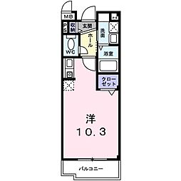 間取図画像 ワンルーム