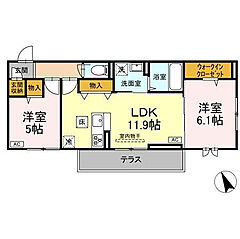 物件の間取り