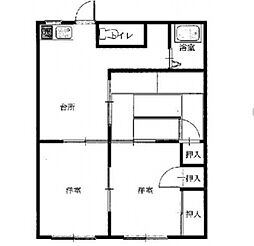 ブラボー50　30 1階3DKの間取り
