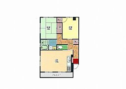 ハイツドリーム 2LDKの間取図画像