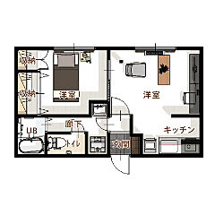 物件の間取り