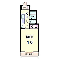 滋賀県東近江市八日市浜野町（賃貸マンション1K・6階・31.40㎡） その2