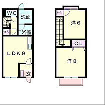 滋賀県東近江市中小路町（賃貸アパート2LDK・2階・59.62㎡） その2