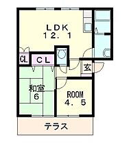 滋賀県近江八幡市大森町（賃貸アパート2LDK・1階・50.78㎡） その2