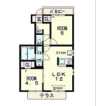 セジュールアースマーシV  ｜ 滋賀県東近江市東沖野２丁目（賃貸アパート2LDK・1階・52.35㎡） その2