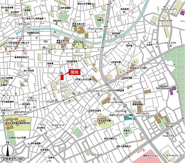 ジオエント中野弥生町 106｜東京都中野区弥生町1丁目(賃貸マンション1LDK・1階・40.20㎡)の写真 その22