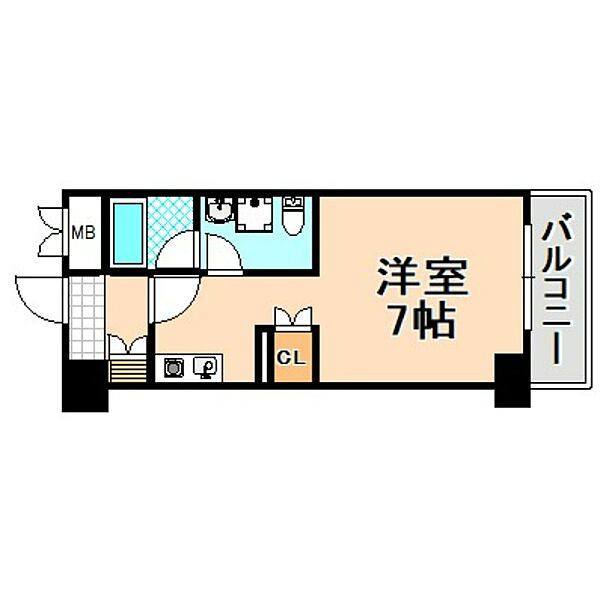 サカトI ｜兵庫県伊丹市南本町4丁目(賃貸マンション1R・2階・25.00㎡)の写真 その2