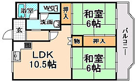 南本町ホビーハイツ  ｜ 兵庫県伊丹市南本町5丁目（賃貸マンション2LDK・4階・52.00㎡） その2