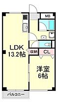 若菱ハイツ  ｜ 兵庫県伊丹市若菱町2丁目（賃貸マンション1LDK・2階・32.50㎡） その2