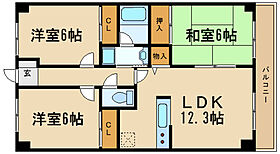 ＨＩＹＯＤＯＲＩ  ｜ 兵庫県伊丹市伊丹7丁目（賃貸マンション3LDK・4階・66.65㎡） その2