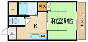 ツカハイツ  ｜ 兵庫県伊丹市稲野町2丁目（賃貸アパート1K・3階・23.65㎡） その2