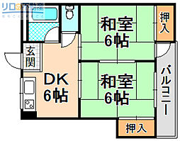 間取図画像 2DK
