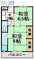 ビレッジハウス鴻池4号棟4階4.2万円