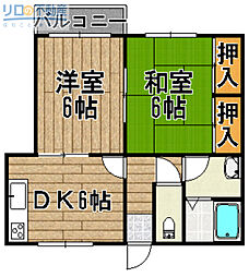 間取図画像 2DK