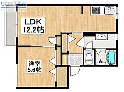 フレグランス宝塚2 1LDKの間取図画像