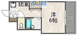 ストークタグチ 1Kの間取図画像