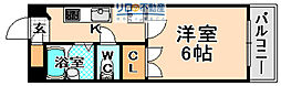 リバティ稲野 1Kの間取図画像
