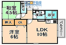 ミューレ 2LDKの間取図画像