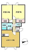 ルピナス 101 ｜ 北海道砂川市西五条南９丁目1番16号（賃貸アパート2LDK・1階・56.51㎡） その2