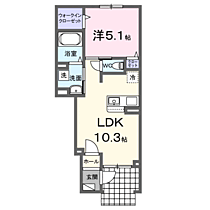 ブリッサ砂川　Ｙ 103 ｜ 北海道砂川市吉野三条南５丁目1番16-21号（賃貸アパート1LDK・1階・36.75㎡） その2