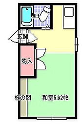 メゾン.ド.ソレイユ1 ワンルームの間取図画像