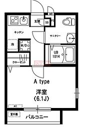 リブリ・永福 1階1Kの間取り