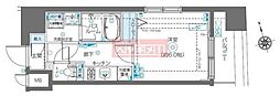 ＺＯＯＭ渋谷富ヶ谷 9階1Kの間取り