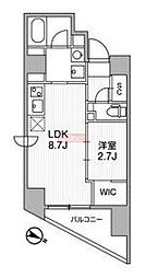 ＧｒａｎＤｕｏ下北沢12 4階1LDKの間取り