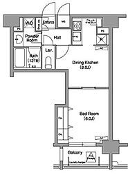 コンフォリア下北沢 1DKの間取図画像