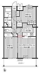 ステラメゾン下北沢 2LDKの間取図画像