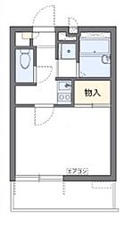 パルフェタムール北沢 1Kの間取図画像