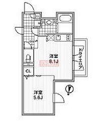 ALERO参宮橋 1LDKの間取図画像