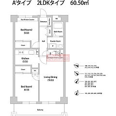物件の間取り