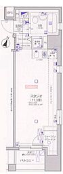 日神デュオステージ笹塚西館 ワンルームの間取図画像