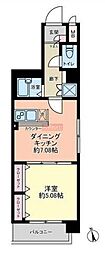 ドルチェ笹塚・壱番館 1DKの間取図画像