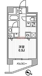 GranDuo下北沢12 1Kの間取図画像