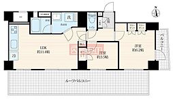 シーアイマンション立教前 2LDKの間取図画像