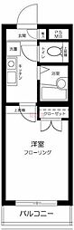 グランドバン西落合 1Kの間取図画像