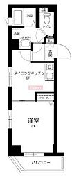 エルサンタフェ渋谷 1DKの間取図画像