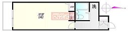 ARTS白金 ワンルームの間取図画像
