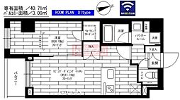 ステージグランデ東武練馬 1LDKの間取図画像