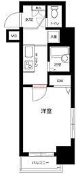 菱和パレス高井戸 1Kの間取図画像