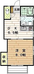 グリーンウッド 2階/-