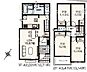 間取り：A号棟間取図